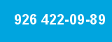 926 422-09-89